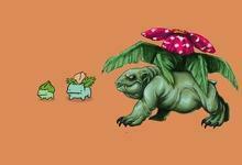 Pokemon Landscapes Trees Forest Bulbasaur Artwork Bushes