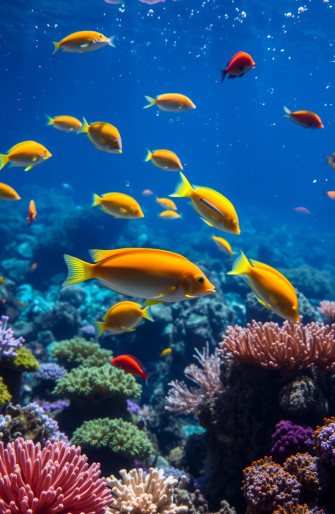 Live Moving Fish Wallpaper