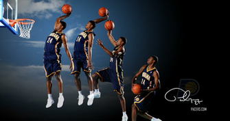 Paul George Dunk Wallpaper Du