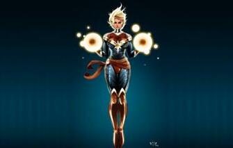 Wallpaper Marvel Ms Carol Danvers Captain