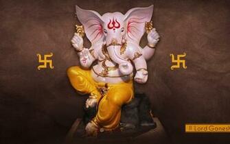God Ganesha Stone Statue Click To
