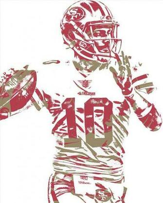 Jimmy Garoppolo San Francisco 49ers Pixel Art Mixed Media By