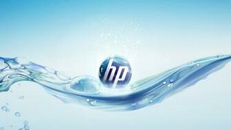 Wallpaper Hp Computers Logo Water HD