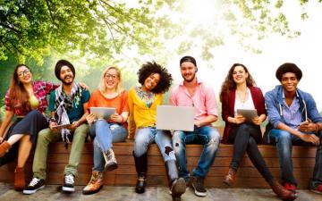 College Student Wallpaper Social Group People Youth Community Fun