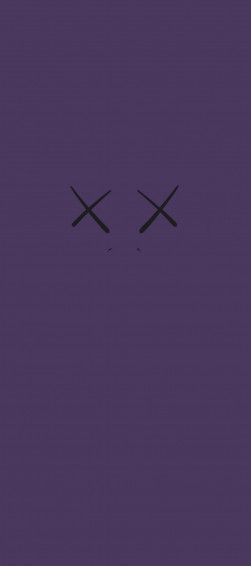 Kaws Purple Phone Wallpaper