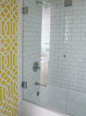 Wallpaper W White Subway Tile Interior Design