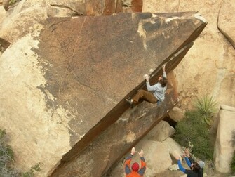 Chris Sharma Setting Up For