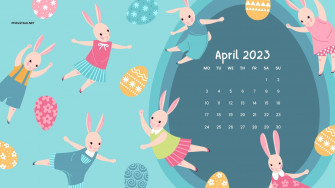 April Calendar Desktop Wallpaper Net