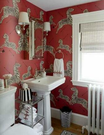 Scalamandre Zebra Wallpaper I Ve Seen This Room And Walked Thi