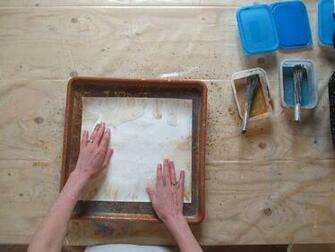 Calico Wallpaper Process At Villa Lena In Italy Photograph Via Sight