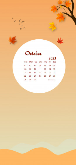 October Desktop Wallpaper Calendar Calendarlabs