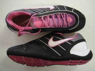 Nike Pink And Black Shoes Cool HD Wallpaper