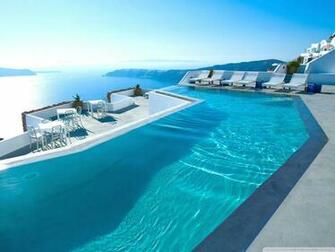 Santorini Hotel 4k HD Desktop Wallpaper For Ultra Tv