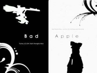Bad Apple Touhou Wallpaper