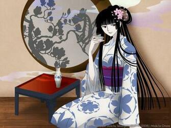 Ichihara Yuuko Girl Brunette Kimono Sap Smile Stock Photos