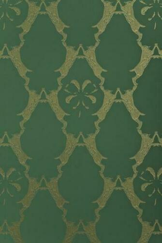Boxing Hares Wallpaper Billiard Green By Barneby Gates