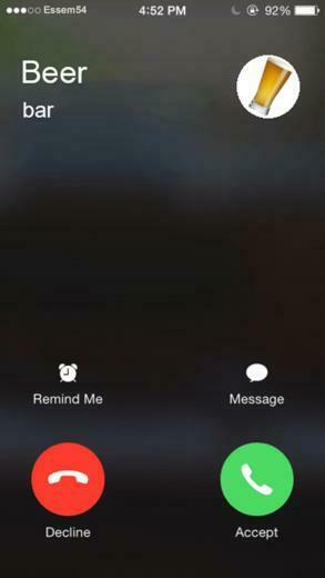 iPhone Beer Incoming Call Bi Re Cerveja Bier Ale