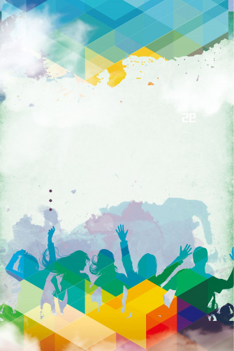 People Silhouette Poster Background En Wallpaper