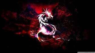 Bloody Red Dragon Wallpaper