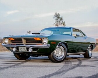 Wallpaper Plymouth Hemi Cuda Power Car Thrill Ride Cars