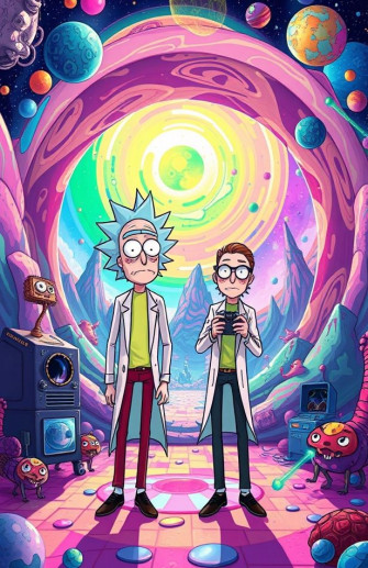 Supreme Rick And Morty Wallpaper