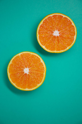 Orange And Teal Wallpaper