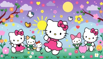 Hello Kitty And Friends Wallpaper