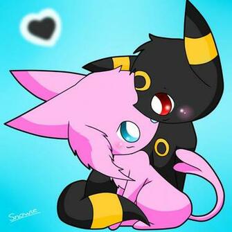 Espeon X Umbreon By Snowflake95