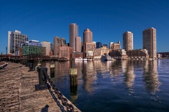 Boston City Skyline Wallpaper Picture Car Tuning