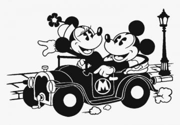 Minnie Mouse Mickey Sticker Wall Decal Cartoon Wallpaper