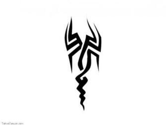 Tribal Sign Like Scorpion Tattoo Wallpaper Picture Short News Poster
