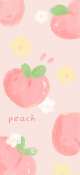 Cute Peach Wallpaper