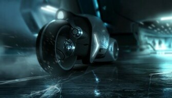 Super Punch Tron Legacy Lightcycle Desktop Wallpaper
