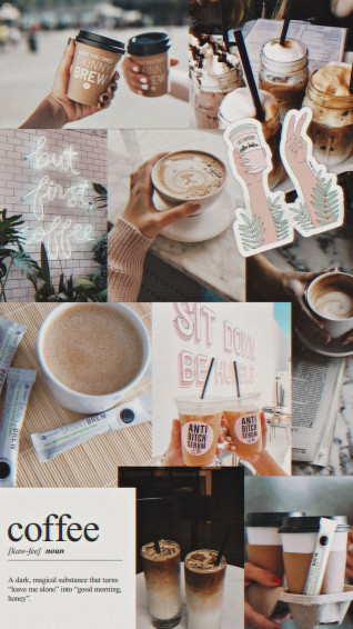 Coffee Collage Wallpaper