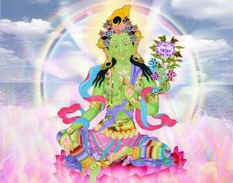 Green Tara Wallpaper