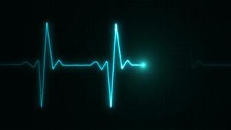 Cardiogram Cardiograph Oscilloscope Screen Blue Illustration