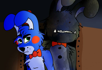 Toy Bonnie And Old By Animalemotionstudios