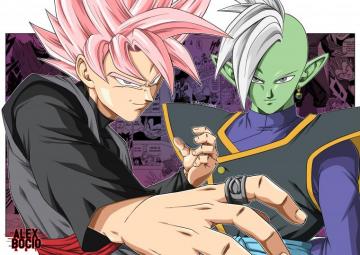 Black Goku Zamasu By Alexbocioart