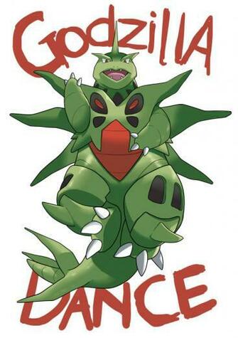 Mega Tyranitar Godzilla Dance By Controllingtime