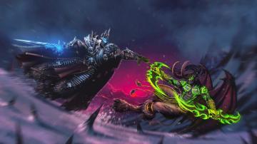World Of Warcraft Illidan Stormrage Arthas Menethil