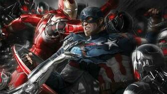 Iron Man Captain America Artwork Avengers Age Of Ultron