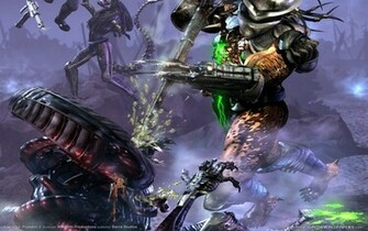 Aliens Vs Predator Wallpaper Stock Photos
