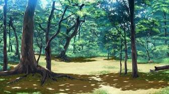 Anime Forest Background