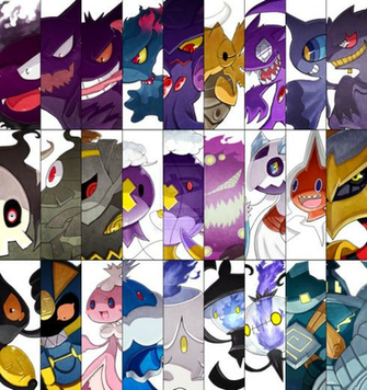 Ghost Pokemon Battle Cuts By Amastroph