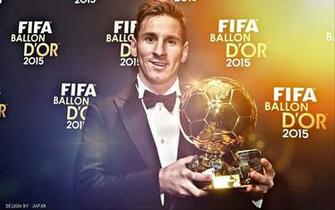 Lionel Messi Fifa Ballon D Or Winner Wallpaper