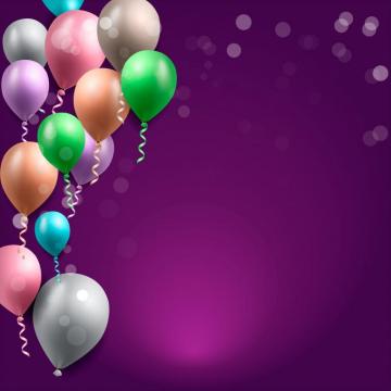 BirtHDay Celebration Background Balloon Wallpaper