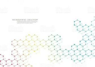 Hexagonal Molecule Molecular Structure Genetic And Chemical