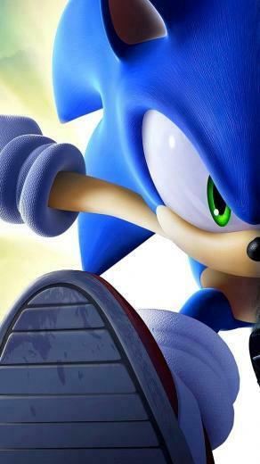 Sonic The Hedgehog Running iPhone Wallpaper