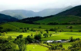 Cottage Wallpaper England Scenery
