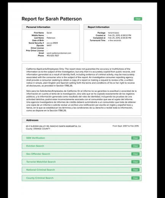 Arrest Record Check Background Records
